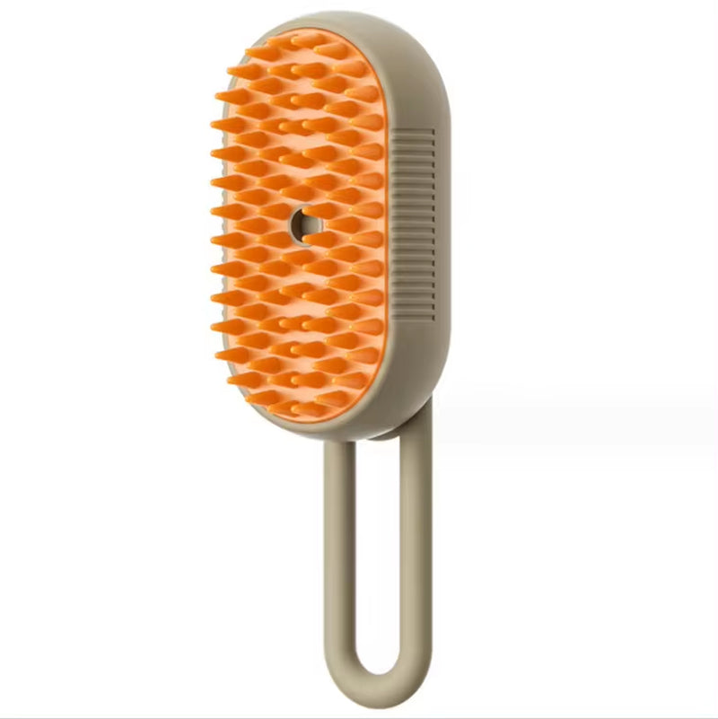 Electric Pet Spray Comb for Cats and Dogs - One-Key Spray Anti-Flying Massage Brush for Effective Hair Removal and Grooming
