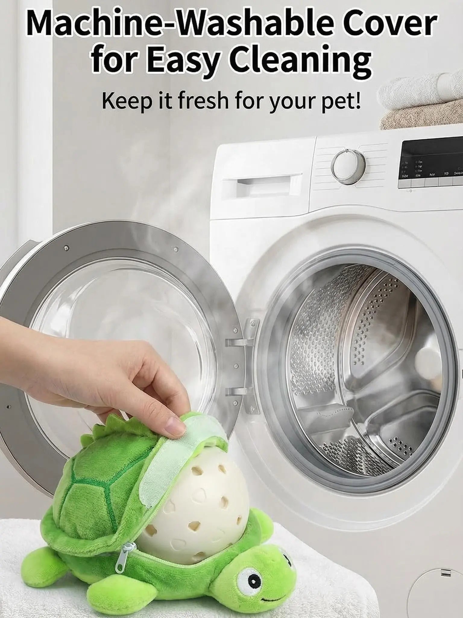 Interactive Motion-Activated Dog Ball - USB Rechargeable Automatic Rolling Toy with Squeaker, Self-Play Solution for Dogs and Cats of All Sizes, Durable Indoor and Outdoor Pet Toy
